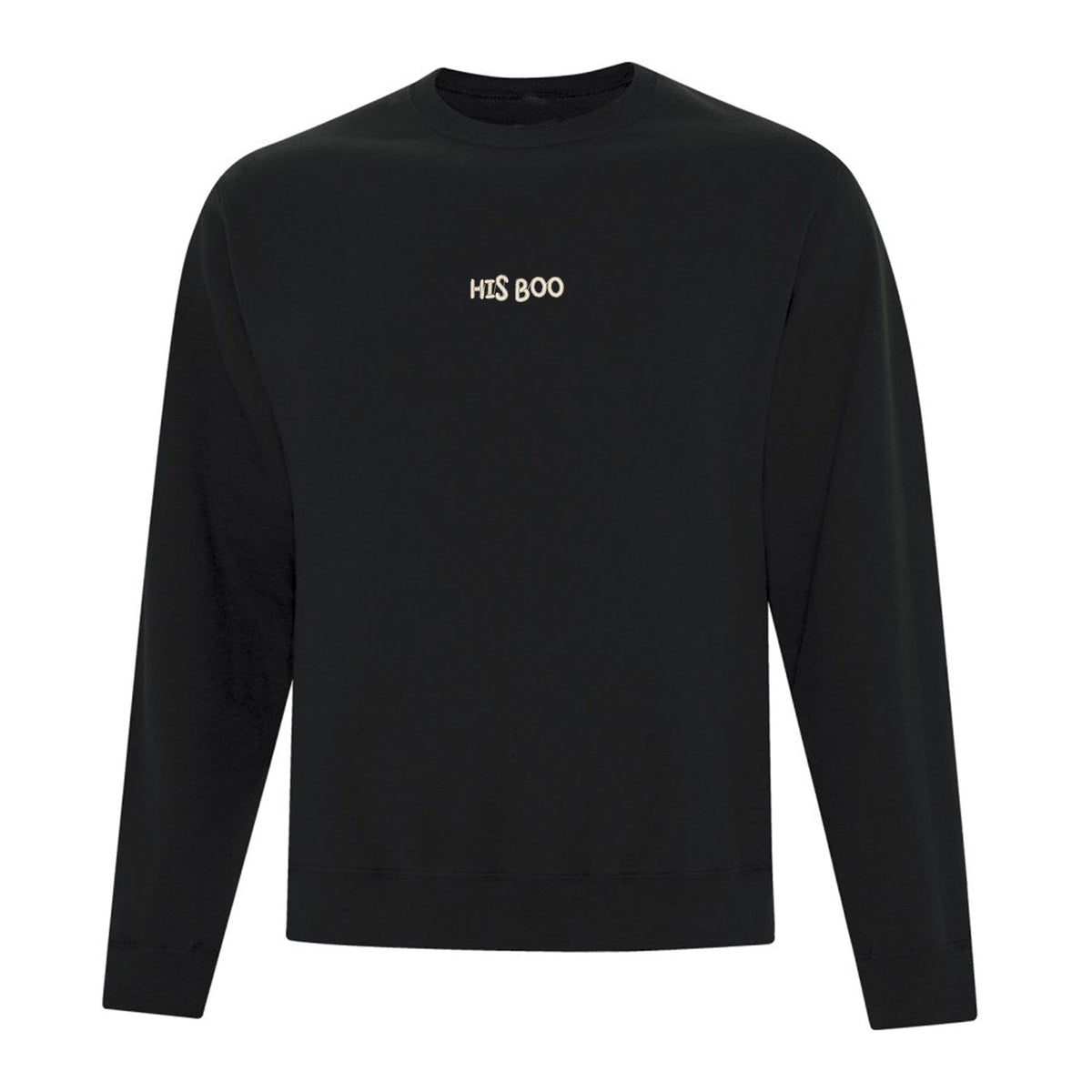 Crewneck "His Boo" brodé