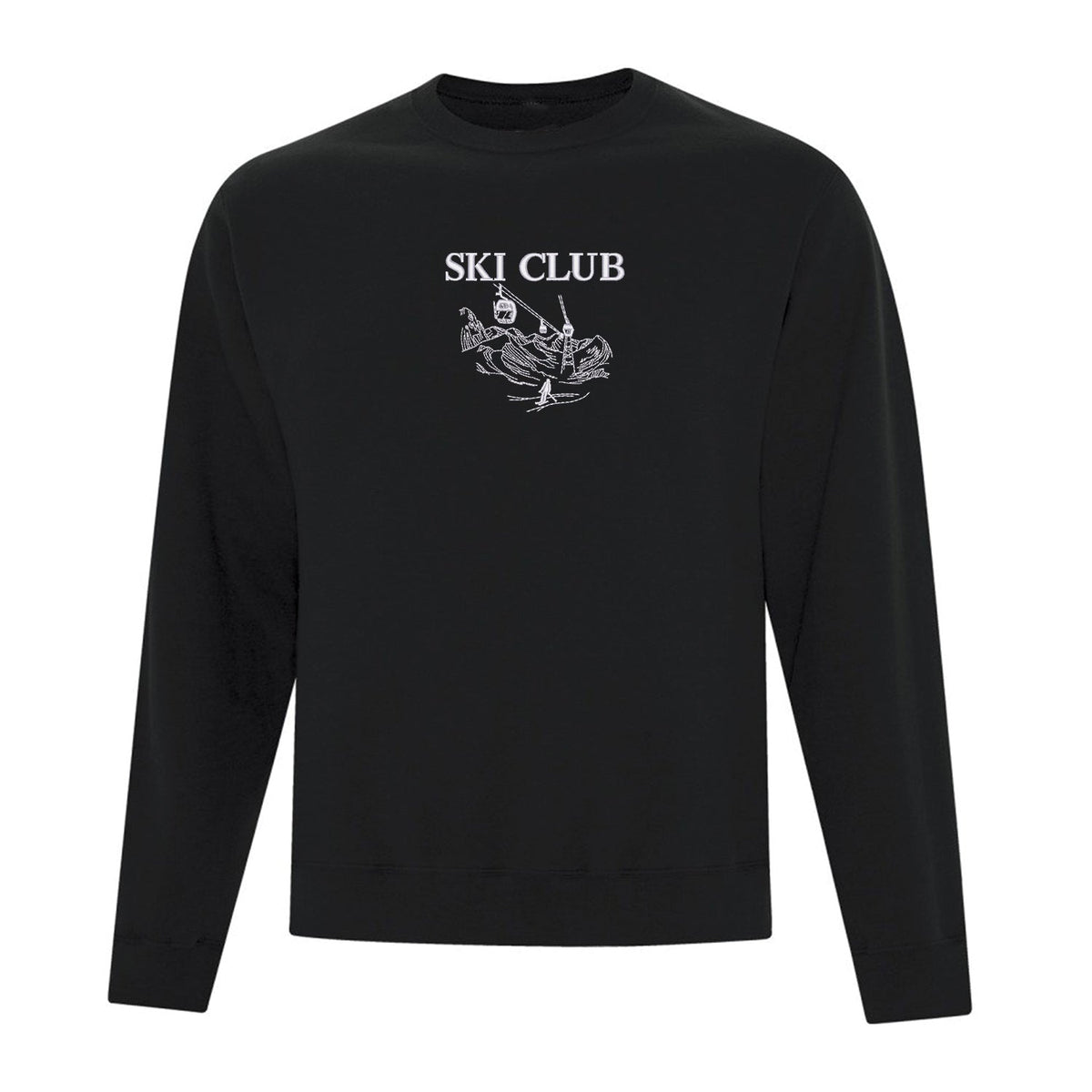 Crewneck "Ski Club" brodé