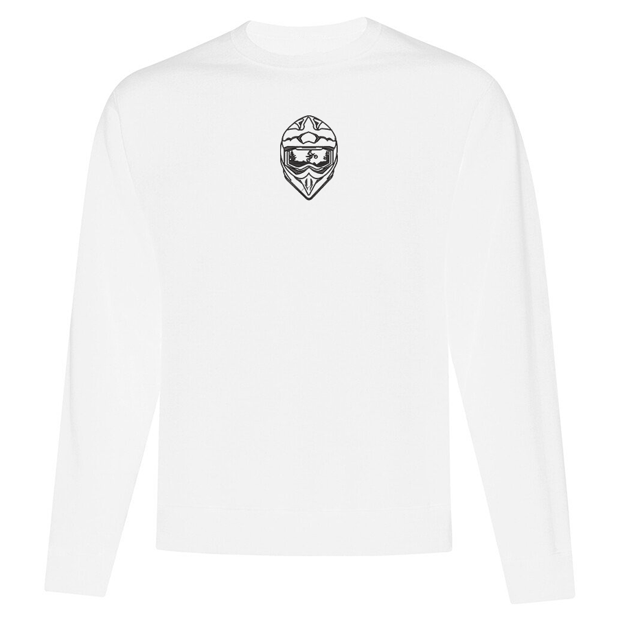 Crewneck Casque Motocross brodé