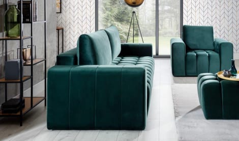 Lazaro Condo Style 3 Seater Storage Sleeper Sofa - Multiple Colors Available