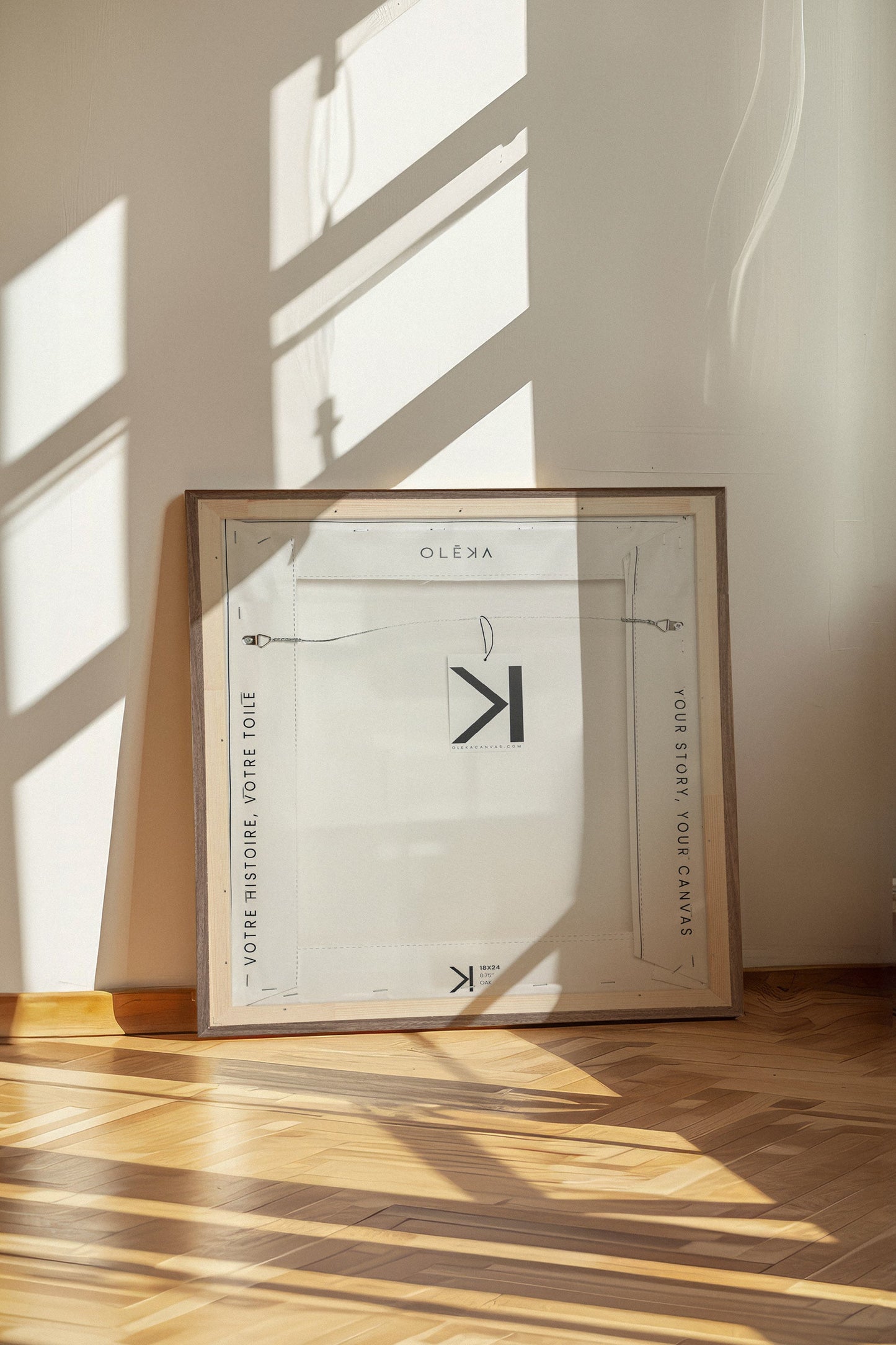 COTON MARINE, Oeuvre sur toile étirée