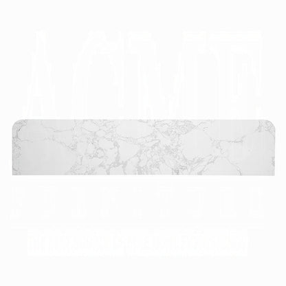 Laffery Faux Marble 70" TV Stand/Fireplace - Espresso