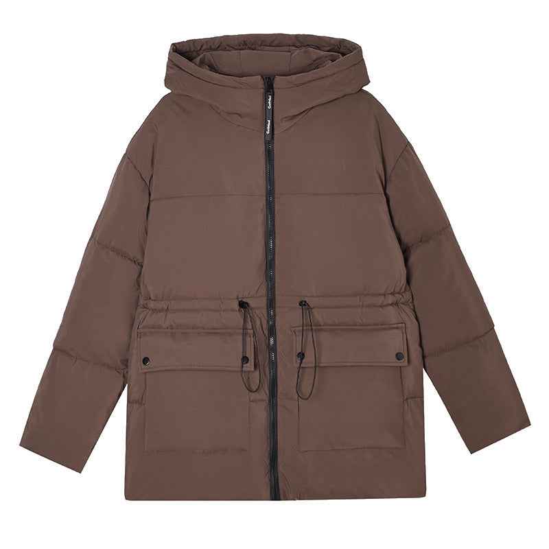 Women's Versatile Hooded Cotton-Padded Jacket