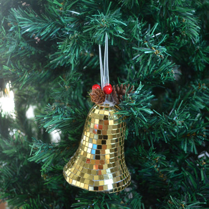 Fashionable Retro Christmas Bell Ornament