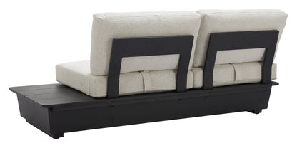 Arbor 2 Seater Modern Outdoor Sofa - Black