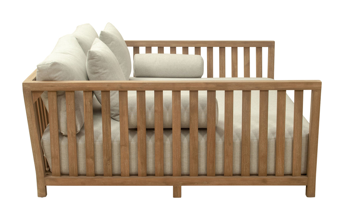Sunhaven Indoor/Outdoor Daybed Lounger - Taupe