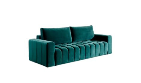 Lazaro Condo Style 3 Seater Storage Sleeper Sofa - Multiple Colors Available