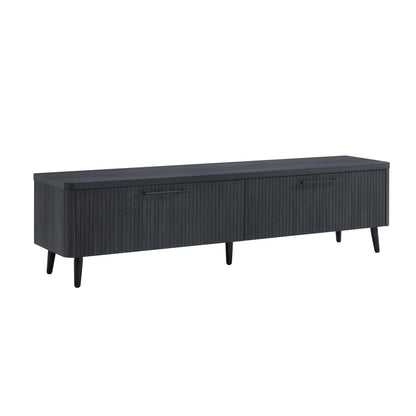 Tempo 69" Fluted TV Stand with 2 Drawers - Multiple Color Options
