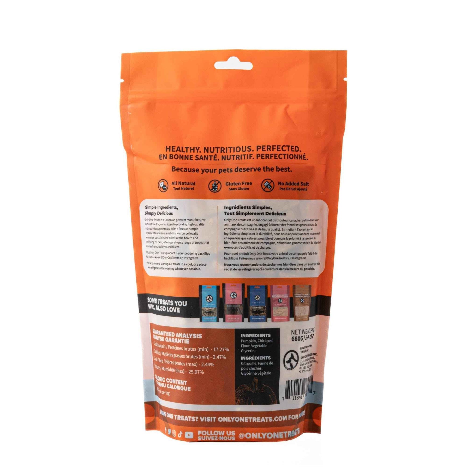 Fresh Soft Pumpkin Training Treats 680g