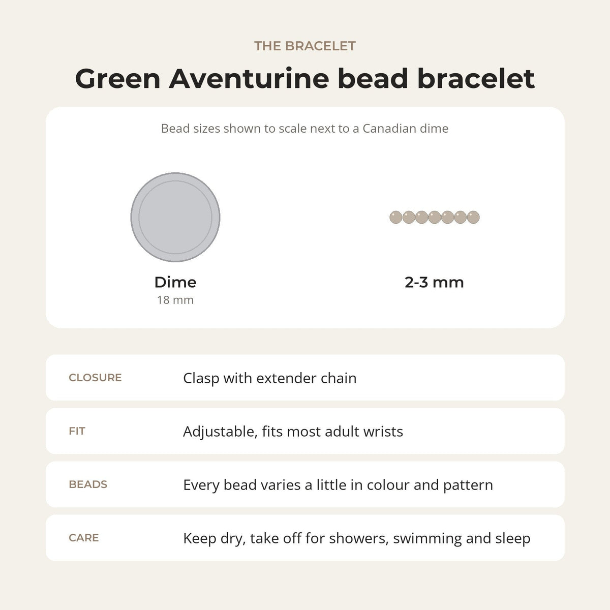 Green Aventurine Bracelet - 2-3mm