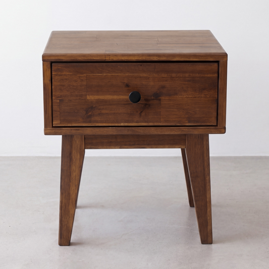 Sofia 1-Drawer Solid Wood Nightstand