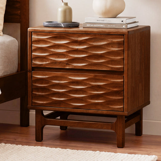 Elara Solid Wood Nightstand