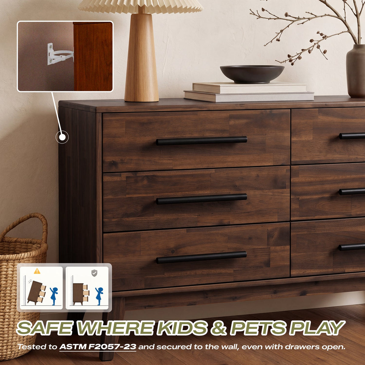 Legacy Solid Wood Dresser