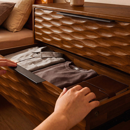 Elara Solid Wood Dresser with 6 Drawers