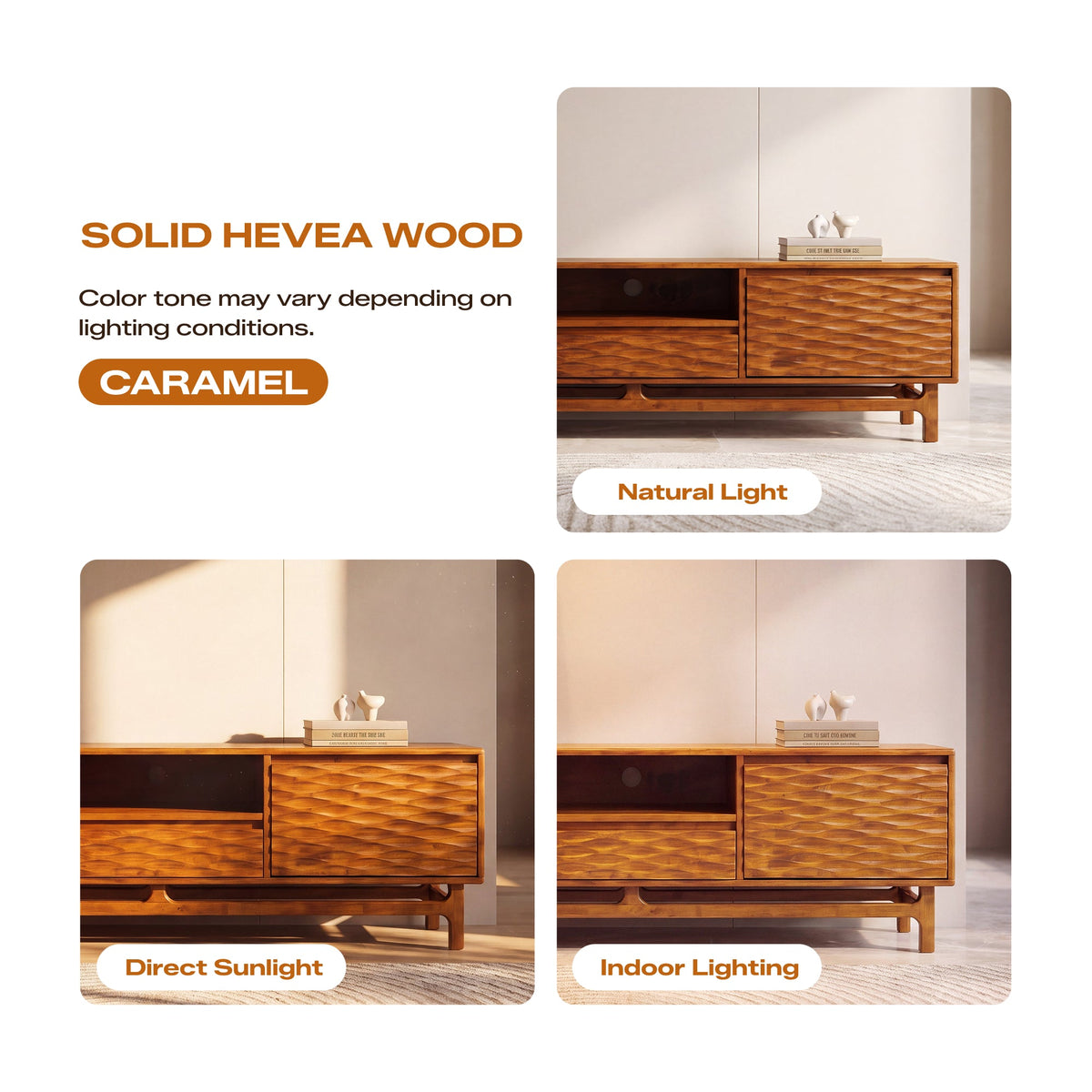 Elara Solid Wood TV Stand