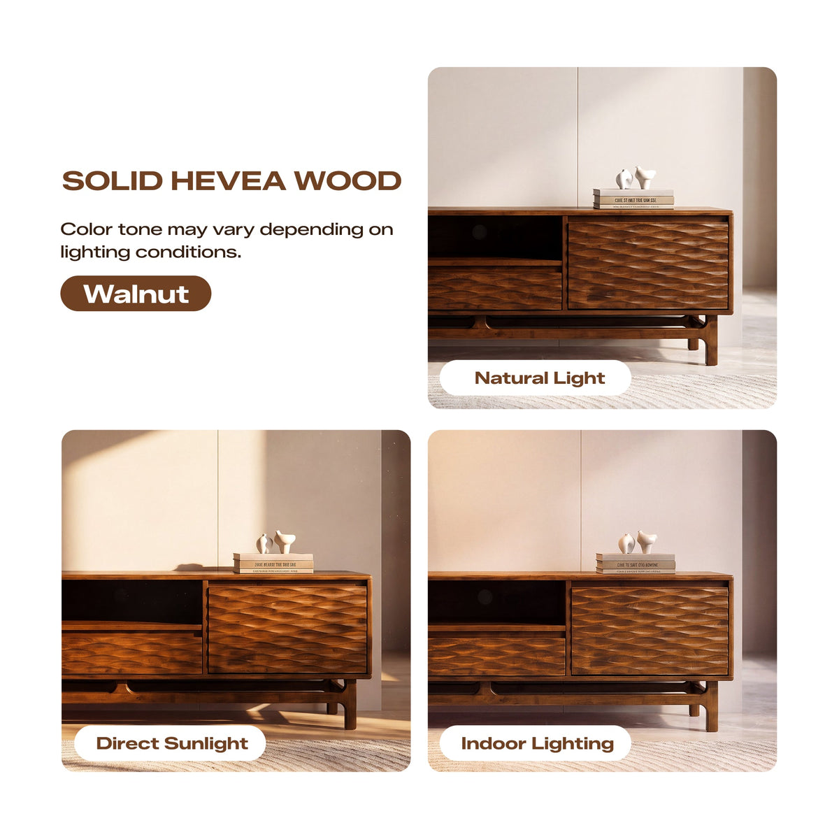 Elara Solid Wood TV Stand