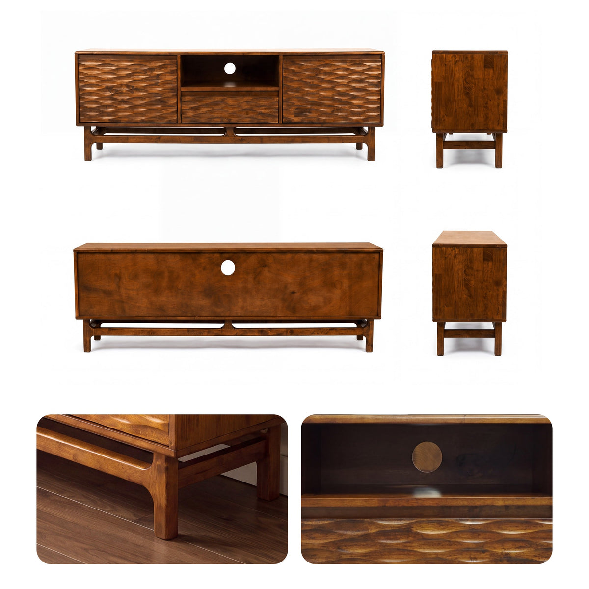 Elara Solid Wood TV Stand
