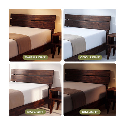 Aurora Solid Wood Bed Frame
