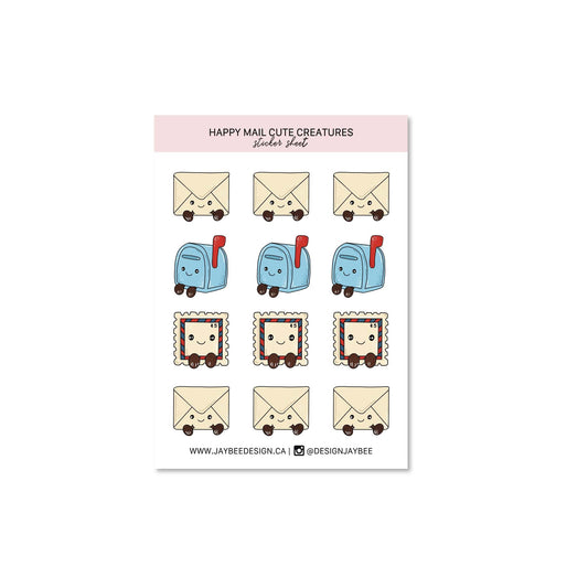 Happy Mail Mini Sticker Sheet