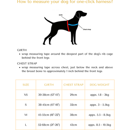 Highland Plaid Green One-Click Dog Harness