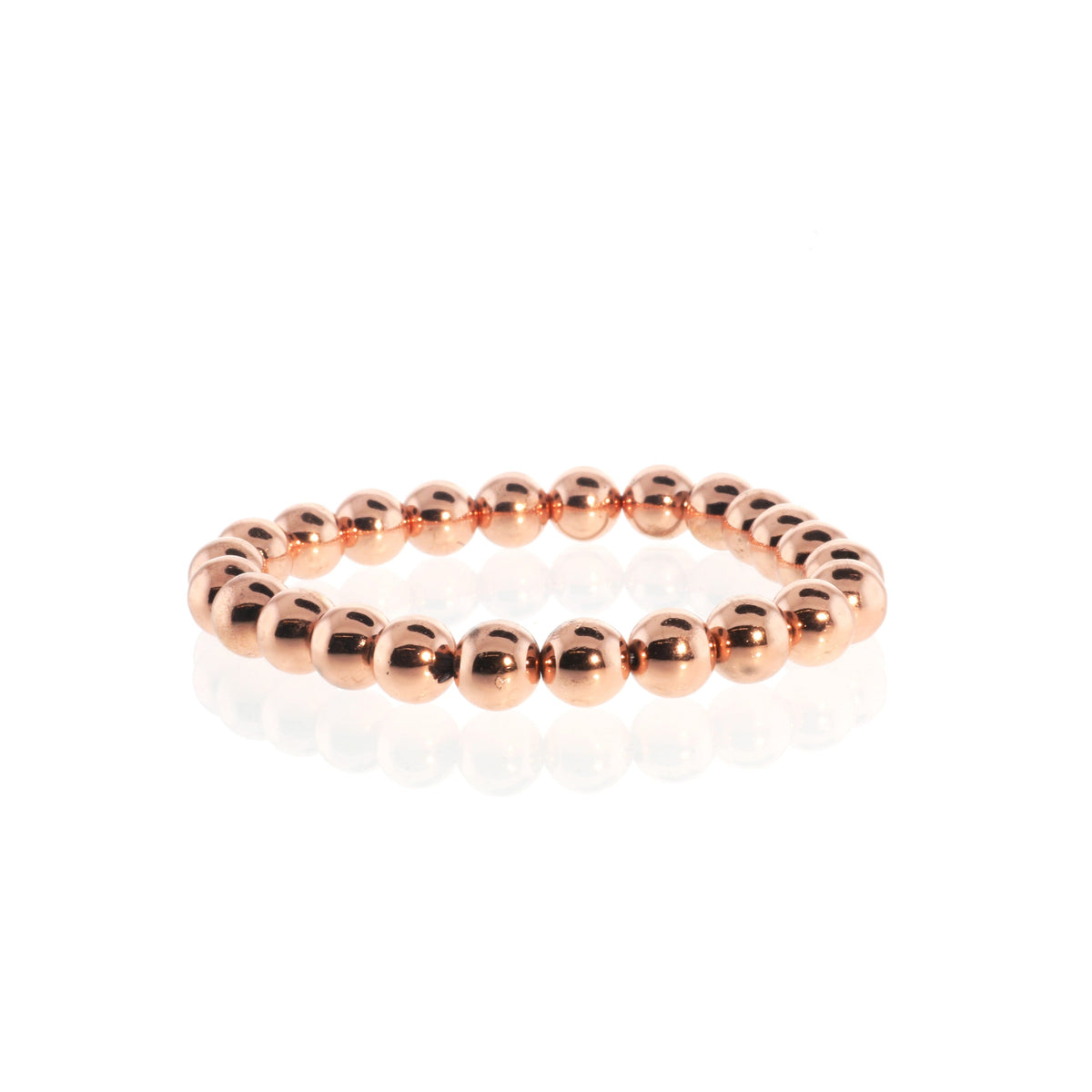 Hematite Electroplated Bead Bracelet (Enhanced)