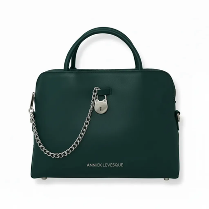 Sac à Main en Cuir vert foncé | Miranda