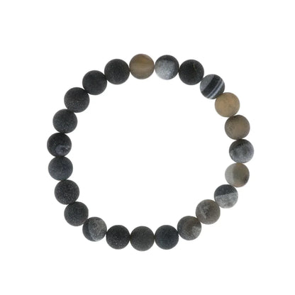 Agate Druzy Bead Bracelet