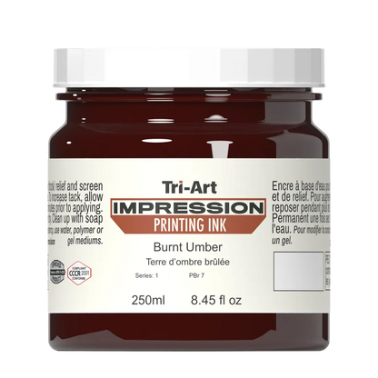 Impressions Block Printing Ink - Burnt Umber