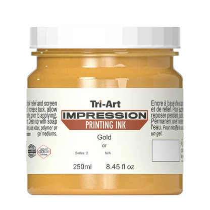 Impressions Block Printing Ink - Iridescent Gold