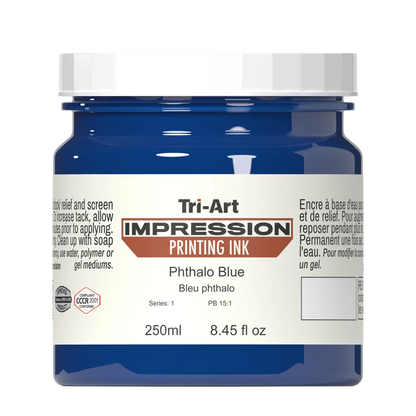 Impressions Block Printing Ink - Phthalo Blue