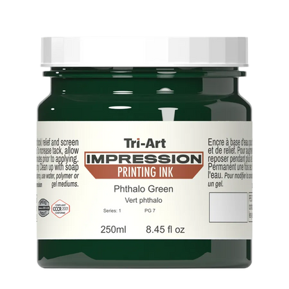Impressions Block Printing Ink - Phthalo Green
