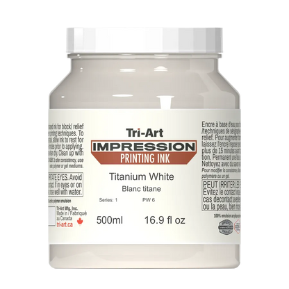 Impressions Block Printing Ink - Titanium White