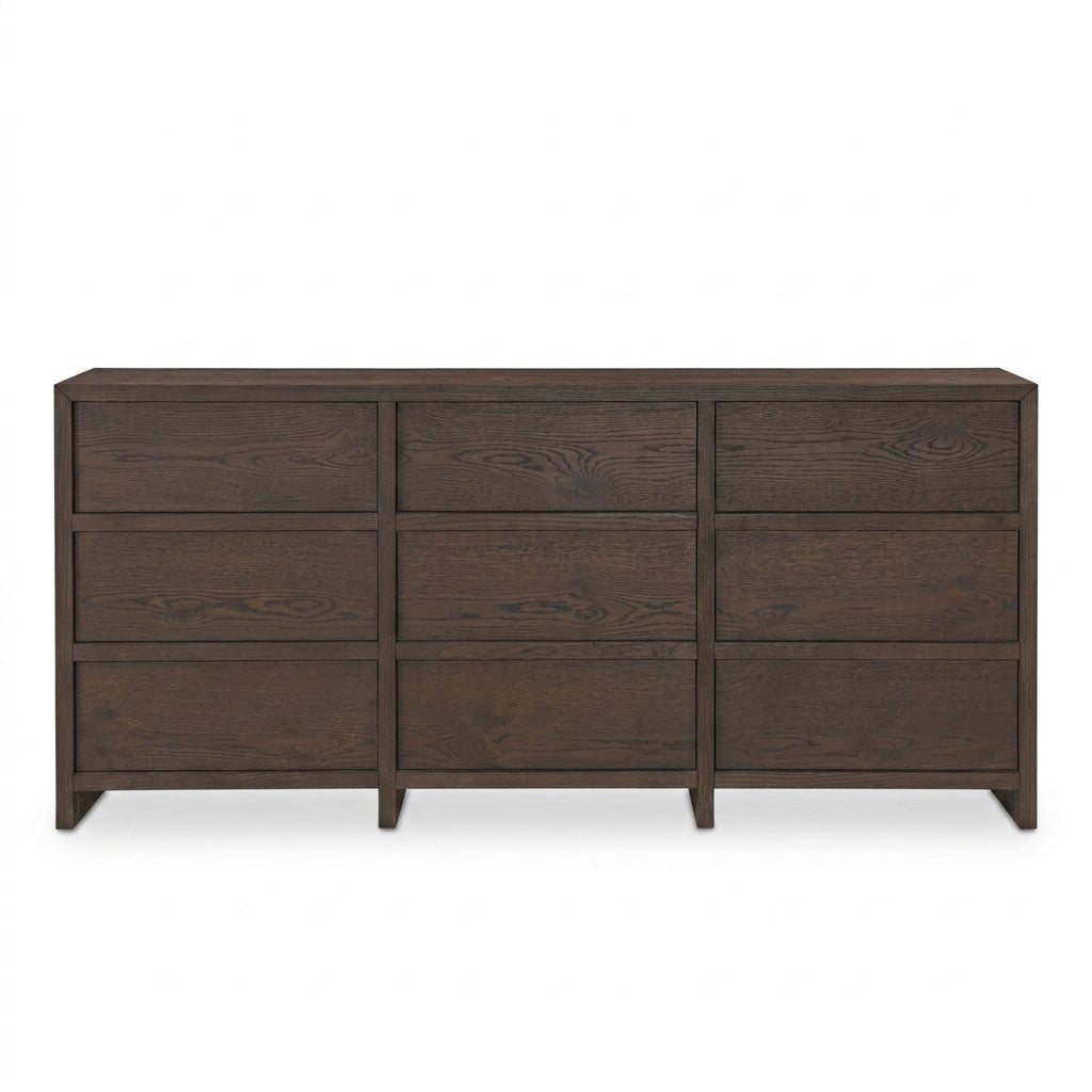 Jarrett 9 Drawer Dresser Brown