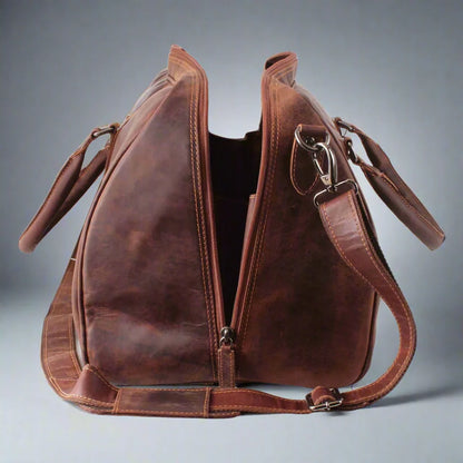 Greenwood Leather Weekend Travel Bag