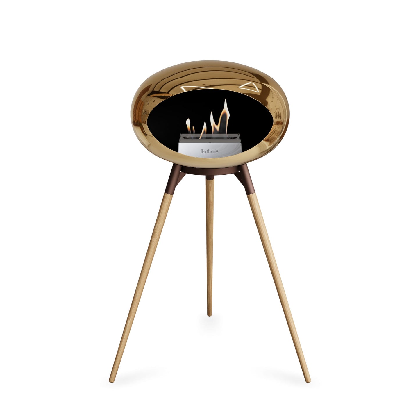 Le Feu Ground High Dome <br>Chromed Rose Gold
