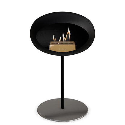 Le Feu Steel Low Dome <br>Black