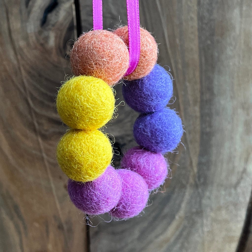 Wreath | Felted Essential Oil Diffuser
