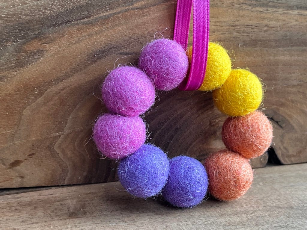 Wreath | Felted Essential Oil Diffuser