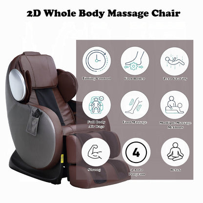 Maalish Power Recliner w/Lift, Heating & Massage - Chocolate