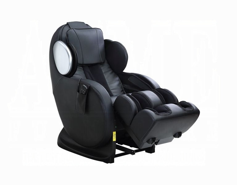 Maalish Power Recliner w/Lift, Heating & Massage - Black