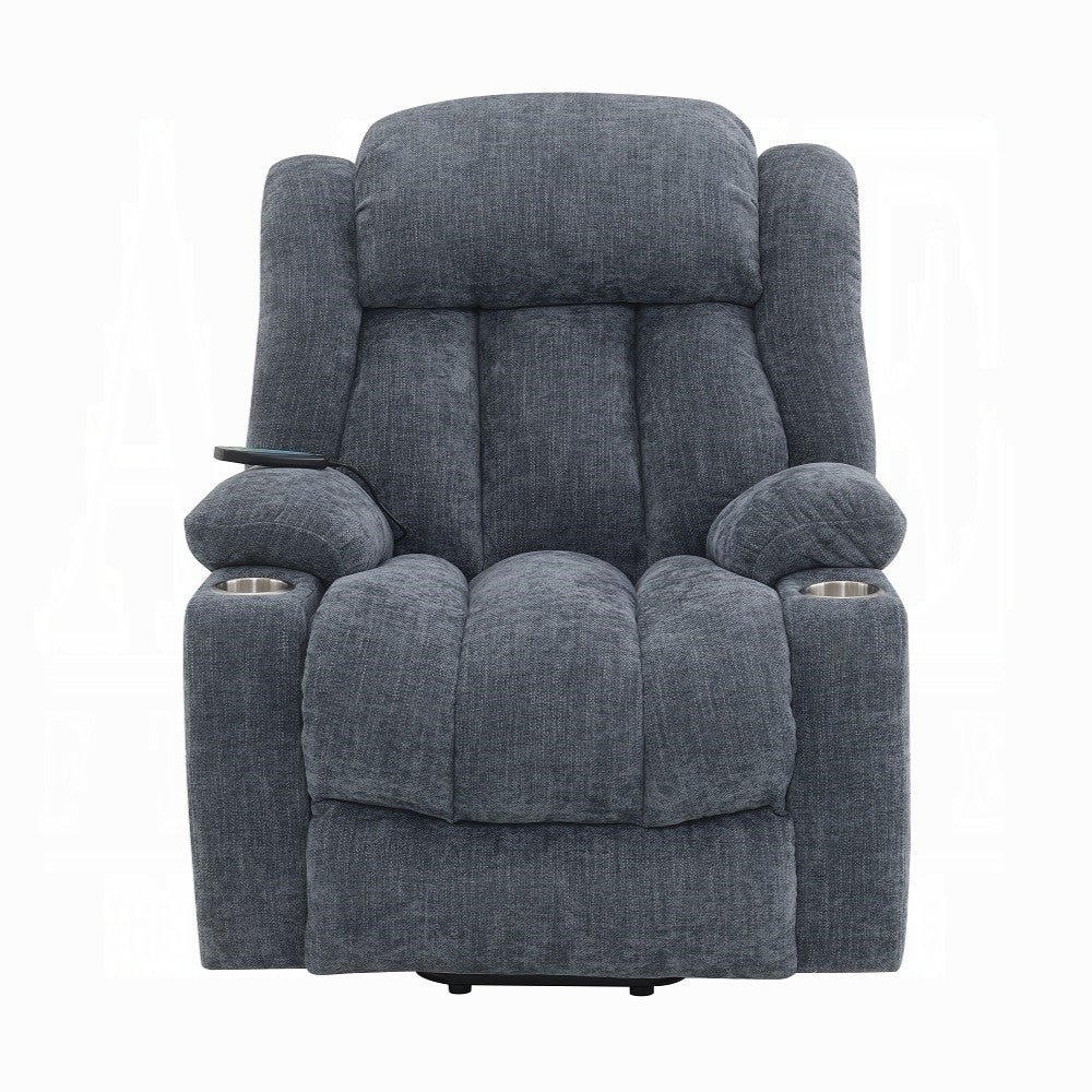 Krabi Power Recliner w/Lift, Heating & Massage - Blue