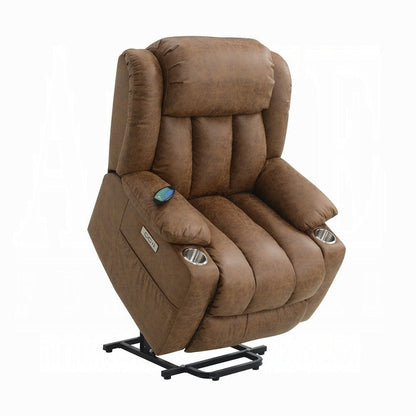 Krabi Power Recliner w/Lift, Heating & Massage - Brown