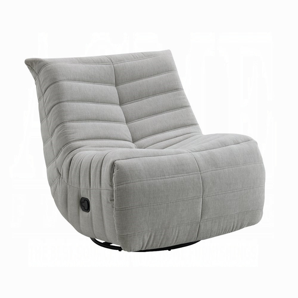 Brasov Swivel Chenille Recliner Accent Chair - Multiple Color Options