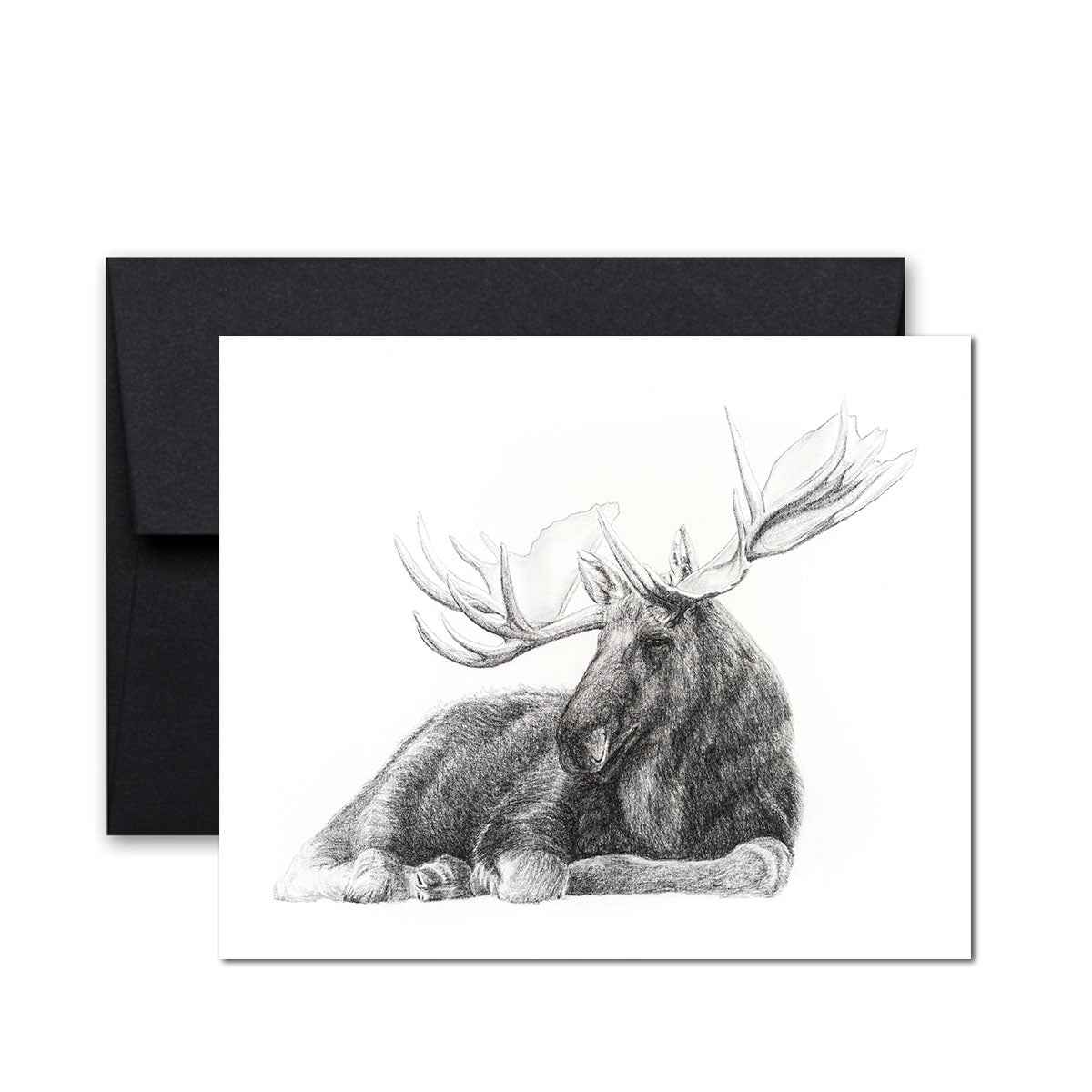Majestic Moose Greeting Card