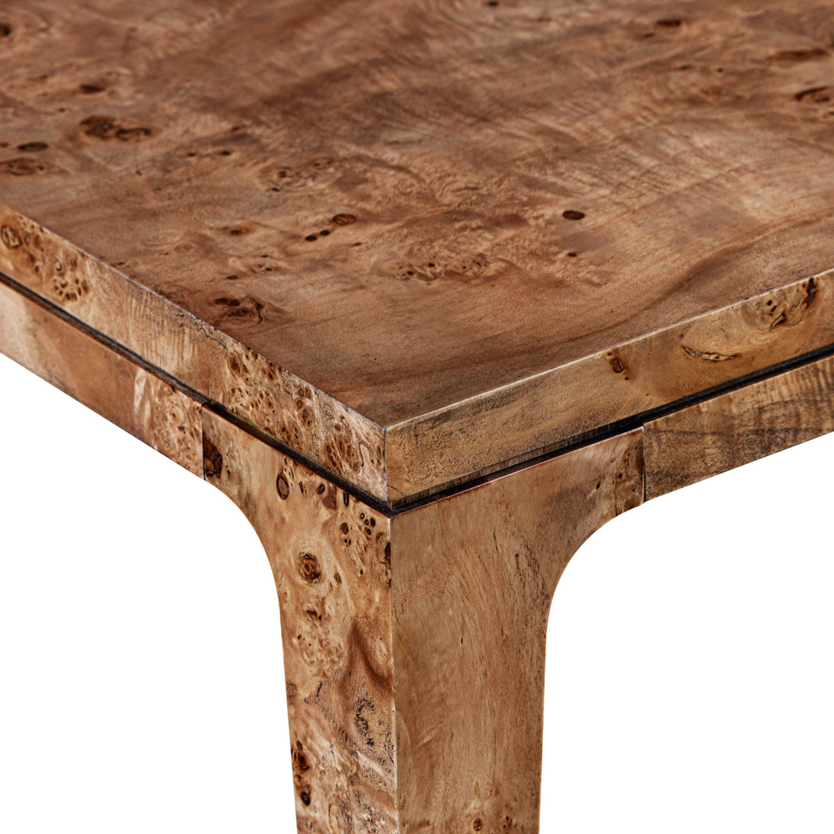 Marlow Dining Table Dark Burl