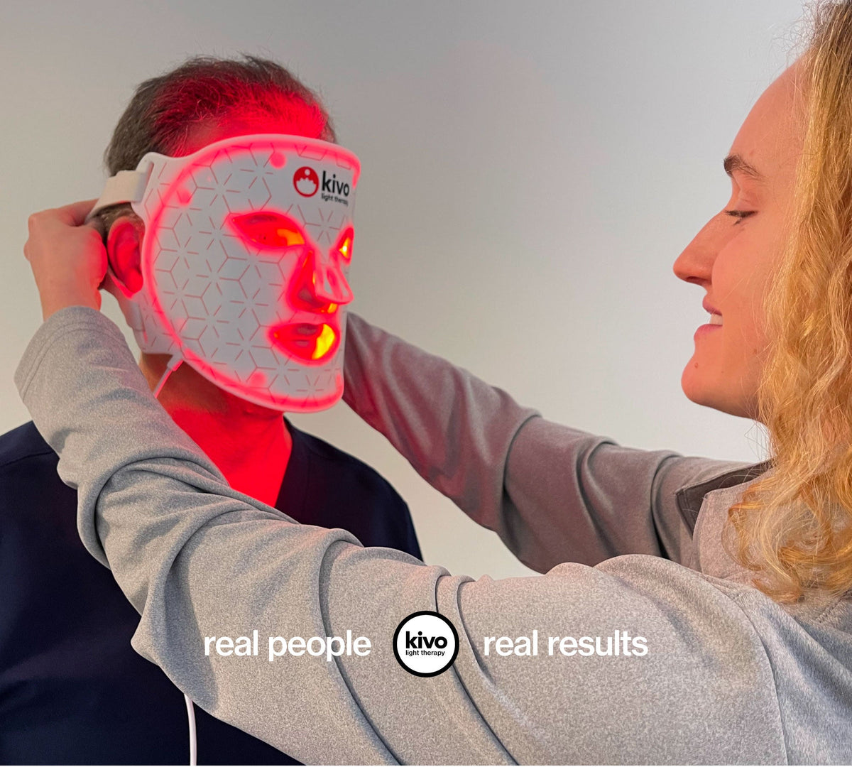 Kivo Elite 4-Wavelength Red Light Therapy LED Face, Neck & Chest System