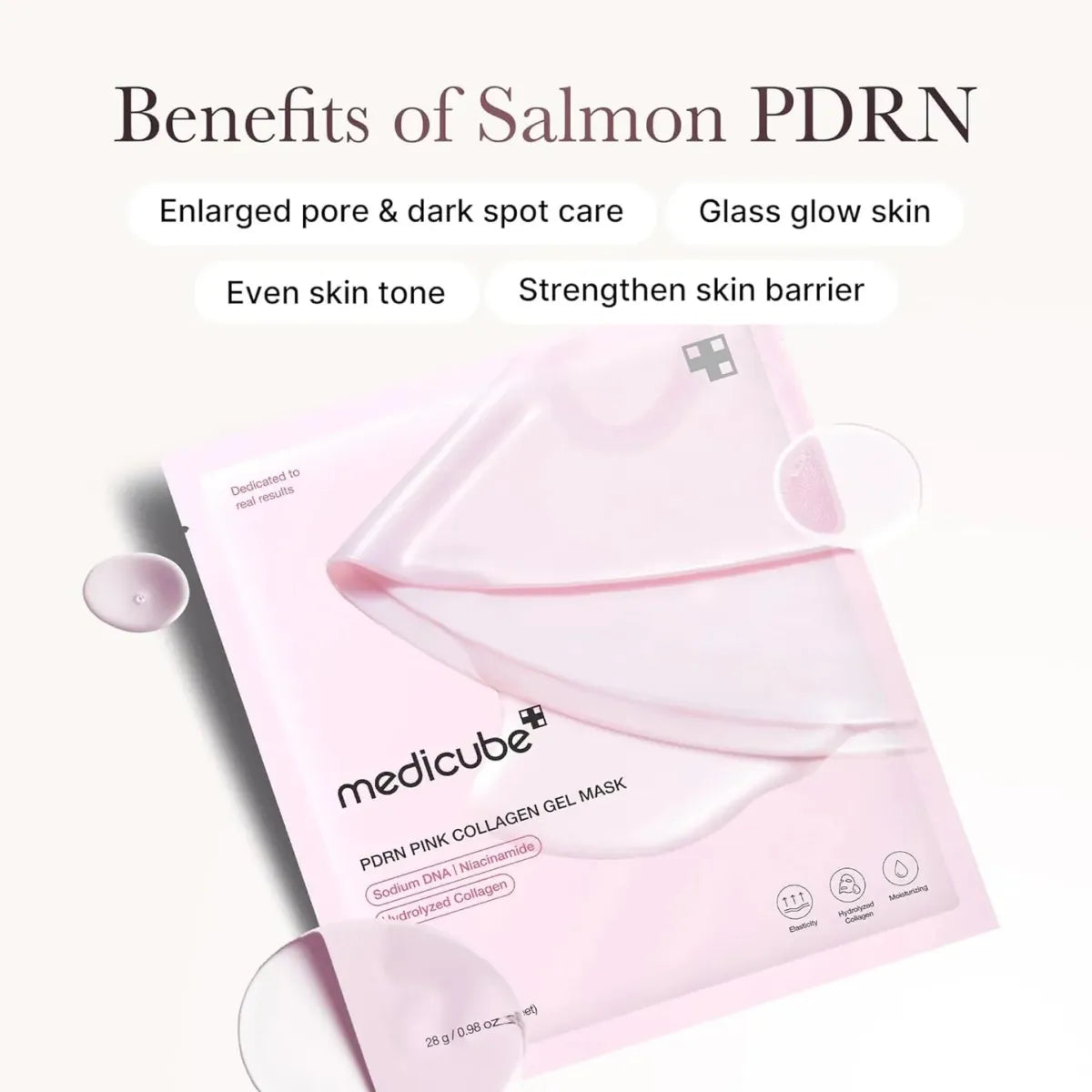 Medicube PDRN Pink Collagen Gel Mask 28g - 1PC