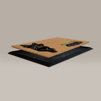 meowtini rectangular doormat set