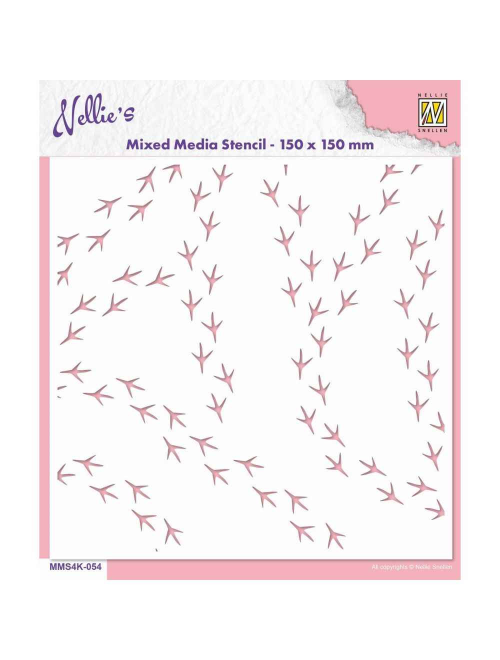 Nellie's Choice - Stencil Birdfeet