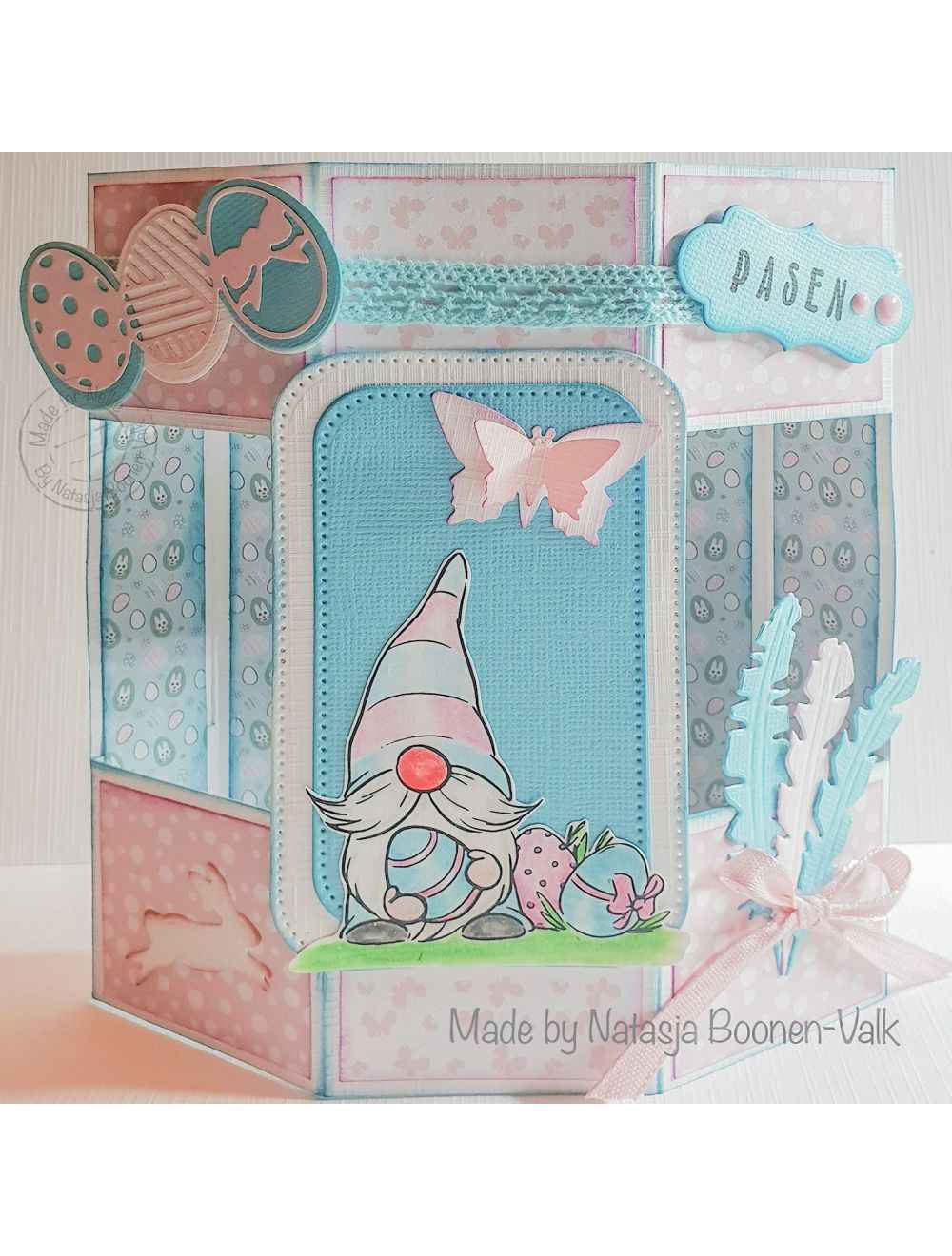 Nellie's Cuties Clear Stamp Easter Gnome 60x55mm